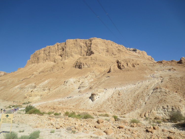 About to Climb the Snake Path at Masada 